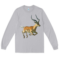 Moon Dust Impala Antelope Illustrations Long Sleeve Tee - LillyAllenDesigns