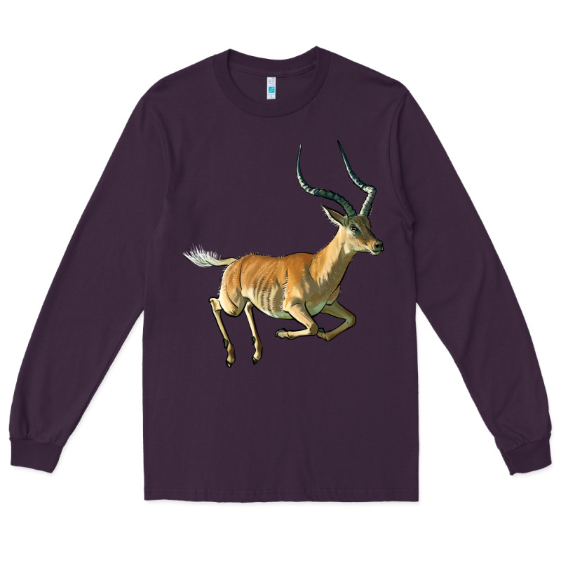 Impala Antelope Illustrations Long Sleeve Tee by LillyAllenDesigns | Teevron