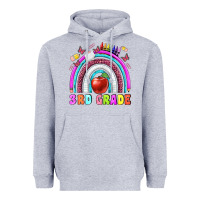 Heather Grey 3 rd grade Heavyweight Hoodie - BundleAndBundleShop