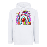 White 3 rd grade Heavyweight Hoodie - BundleAndBundleShop