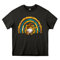 Asphalt western bee gnomes sunflowers beehive honeycomb leopard turquoise sera Heavy Core Tee - Artiststas