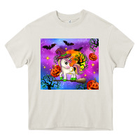 Halloween Unicorn Heavy Core Tee | Teevron