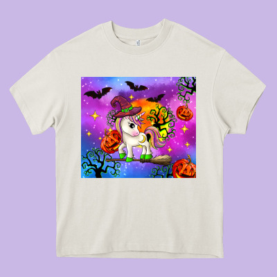 Heavy Core Tee halloween unicorn