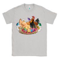 Moon Dust easter coop animals farm chicken chiks rooster flowers butterfly Classic Tee - Artiststas
