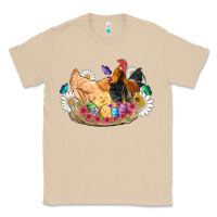 Mushroom easter coop animals farm chicken chiks rooster flowers butterfly Classic Tee - Artiststas