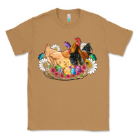 Toasted Coconut easter coop animals farm chicken chiks rooster flowers butterfly Classic Tee - Artiststas