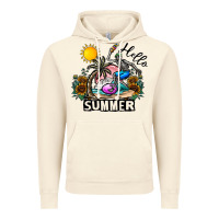 Vintage Artic hello summer Vintage Hoodie - CowhideDigitalArt
