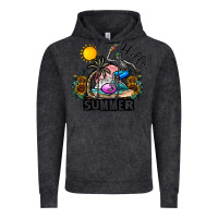 Vintage Black hello summer Vintage Hoodie - CowhideDigitalArt