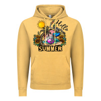 Vintage Mustard hello summer Vintage Hoodie - CowhideDigitalArt