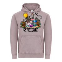Vintage Zinc hello summer Vintage Hoodie - CowhideDigitalArt