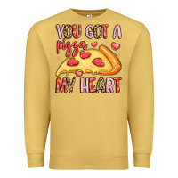 Antique Gold you got a pizza my heart Premium Sweatshirt - LillyAllenDesigns
