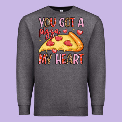 You Got A Pizza My Heart Premium Sweatshirt Designed By Lillyallendesigns