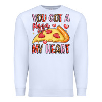 White you got a pizza my heart Premium Sweatshirt - LillyAllenDesigns