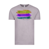 Vintage Zinc Green Purple Cyan Colored Triple Brush Strokes Vintage Tee - Bettercallsaul