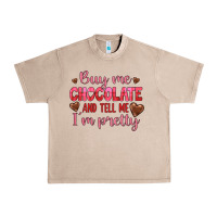 French Oak buy me chocolate and tell me i'm pretty Urban Heavy Tee - JahusDesignShop