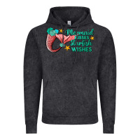 Vintage Black mermaid kisses starfish wishes Vintage Hoodie - JahusDesignShop