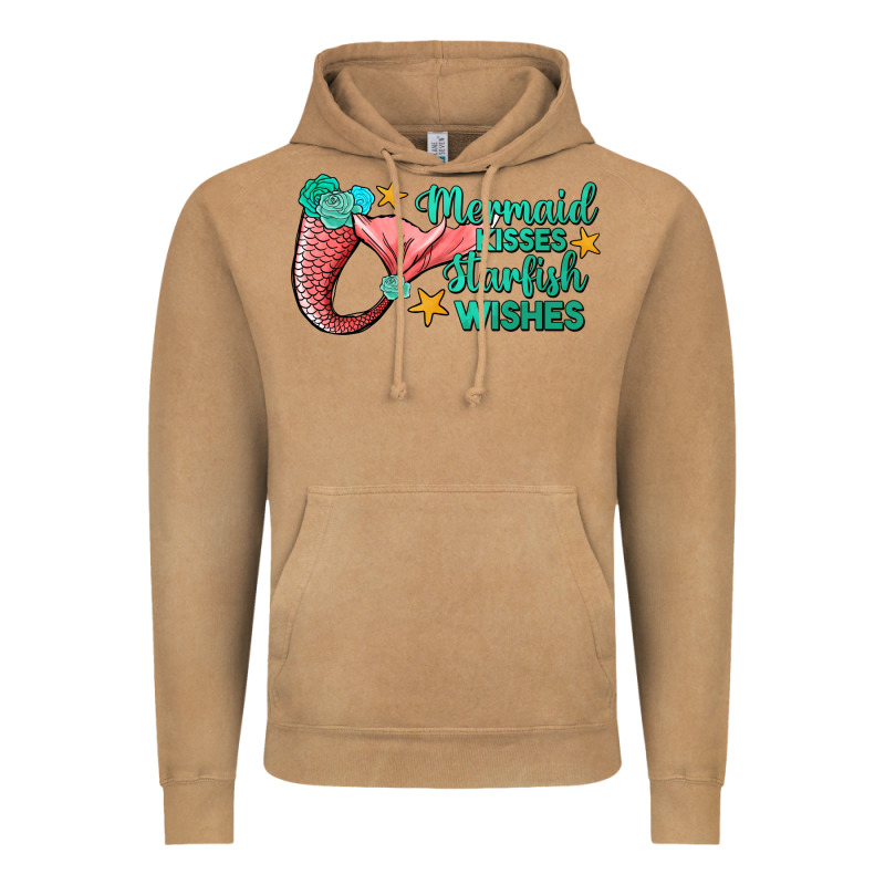 Mermaid Kisses Starfish Wishes Vintage Hoodie by JahusDesignShop | Teevron