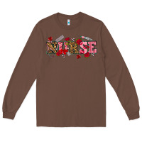 Chestnut valentines day nurse Long Sleeve Tee - NancyCooperArtShop