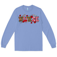 Colony Blue valentines day nurse Long Sleeve Tee - NancyCooperArtShop