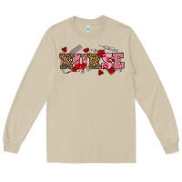 Mushroom valentines day nurse Long Sleeve Tee - NancyCooperArtShop