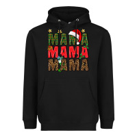 Black Christmas Mama Heavyweight Hoodie - BundleAndBundleShop