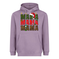 Lavender Christmas Mama Heavyweight Hoodie - BundleAndBundleShop