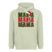 Matcha Christmas Mama Heavyweight Hoodie - BundleAndBundleShop