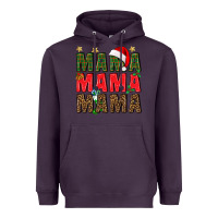 Plum Christmas Mama Heavyweight Hoodie - BundleAndBundleShop