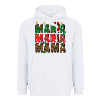 White Christmas Mama Heavyweight Hoodie - BundleAndBundleShop
