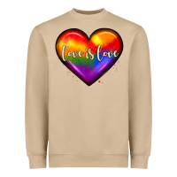 Mushroom love is love heart Heavyweight Sweatshirt - JahusDesignShop