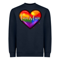 Navy love is love heart Heavyweight Sweatshirt - JahusDesignShop