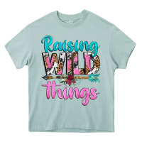 Arona raising wild things Heavy Core Tee - texasbilliewilder