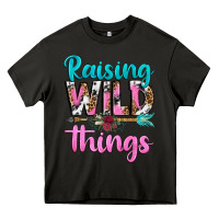 Asphalt raising wild things Heavy Core Tee - texasbilliewilder
