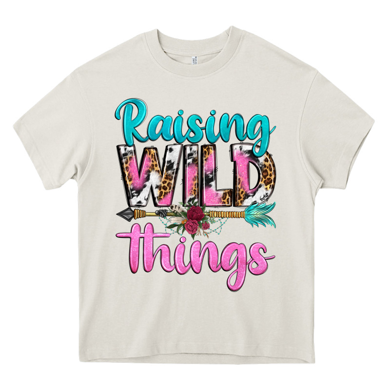 Raising Wild Things Heavy Core Tee by texasbilliewilder | Teevron