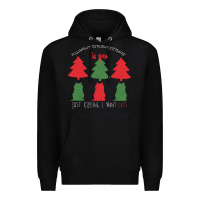 Black All Want For Christmas is You Just Kidding I Want Cats Premium Hoodie - Bettercallsaul