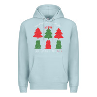 Blue Mist All Want For Christmas is You Just Kidding I Want Cats Premium Hoodie - Bettercallsaul