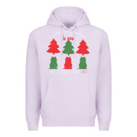 Lilac All Want For Christmas is You Just Kidding I Want Cats Premium Hoodie - Bettercallsaul