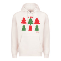 Pale Pink All Want For Christmas is You Just Kidding I Want Cats Premium Hoodie - Bettercallsaul