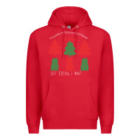 Red All Want For Christmas is You Just Kidding I Want Cats Premium Hoodie - Bettercallsaul
