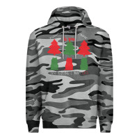 Slate Camo All Want For Christmas is You Just Kidding I Want Cats Premium Hoodie - Bettercallsaul
