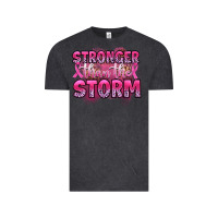 Vintage Black stronger than the storm Vintage Tee - Artiststas