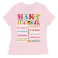 Bubblegum Pink mama its okay Ladies Tee - JahusDesignShop