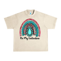 Be My Valentine Gemstone Rainbow Urban Heavy Tee | Teevron