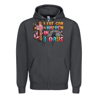 Smoke a lot can happen in 3 days Zipper Hoodie - MaliasSmallBusiness