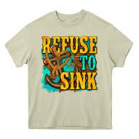 Mossy refuse to sink western Heavy Core Tee - texasbilliewilder