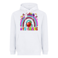 White 6 th grade Heavyweight Hoodie - BundleAndBundleShop
