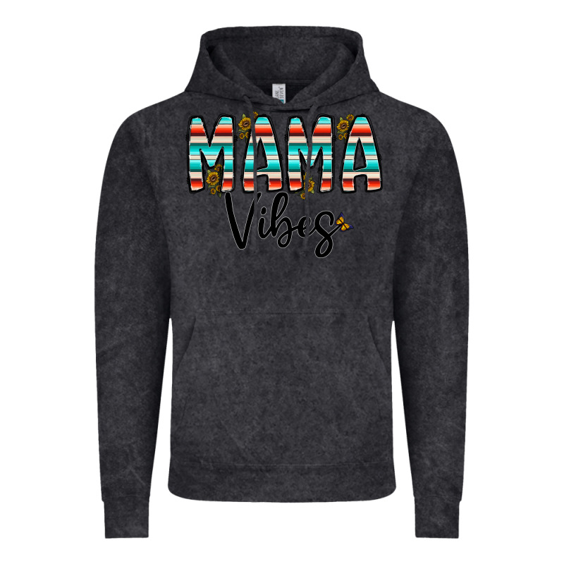 Mama Vibes Vintage Hoodie by CowhideDigitalArt | Teevron