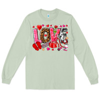 Matcha valentines day love nurse Long Sleeve Tee - NancyCooperArtShop