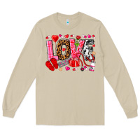 Mushroom valentines day love nurse Long Sleeve Tee - NancyCooperArtShop
