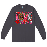 Smoke valentines day love nurse Long Sleeve Tee - NancyCooperArtShop